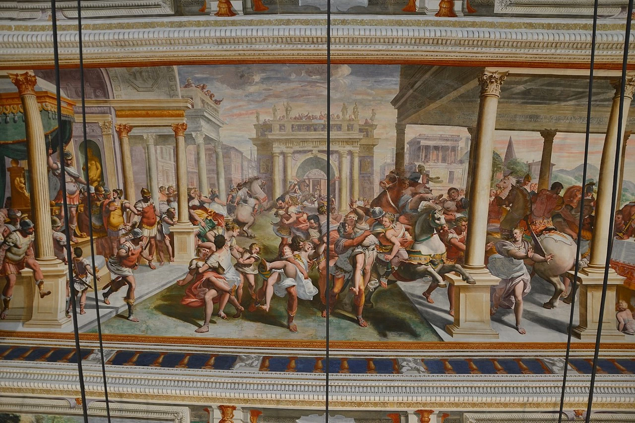Villa Imperiale di Terralba, Genova - Ratto delle Sabine